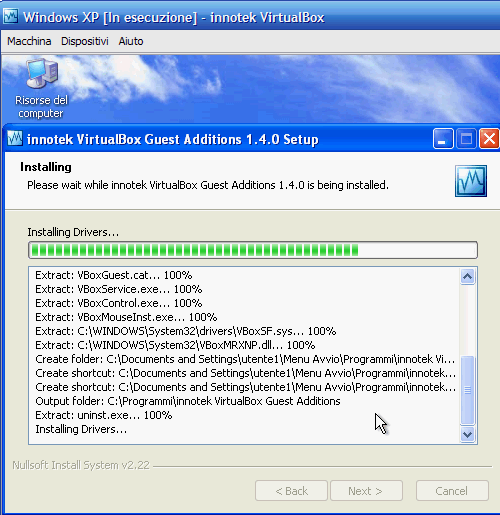 how to uninstall virtualbox guest additions windows xp